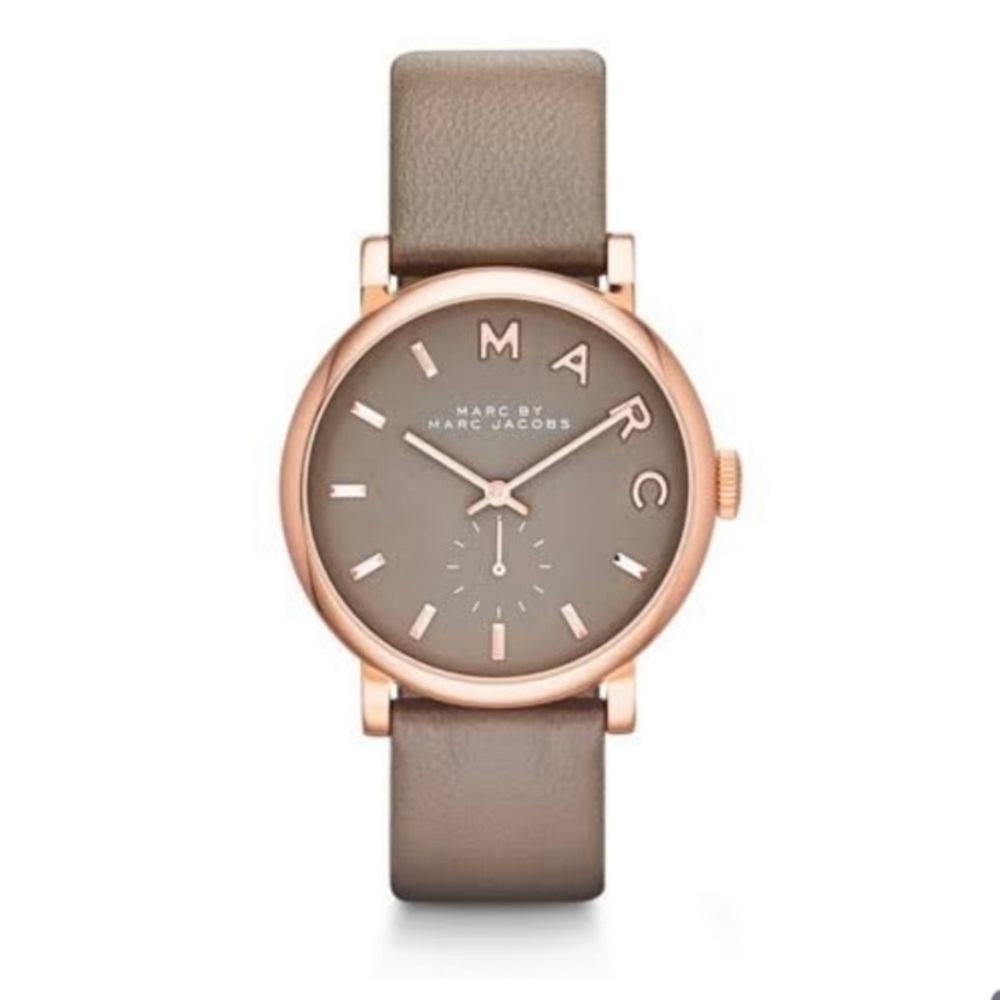 Marc Jacobs Rose Gold and Brown Watch